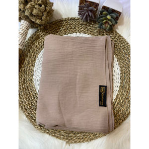 Pashmina Oval Curve Crinkle Airflow Premium 175x75 Hijab Pashmina Curve Oval Crinkle