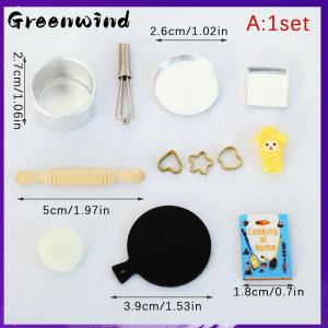【Greenwind】 1ชุดตุ๊กตาครัวขนาดเล็กรุ่น DIY ตุ๊กตาเฟอร์นิเจอร์อุปกรณ์เสริม