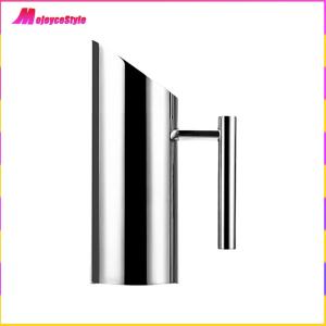 1/2L Kitchen Cold Wine Pitcher Stainless Steel Pot Jug Kettle Beer Jar Bar Ice Jar Container for Restaurant Cafe Mix Bar