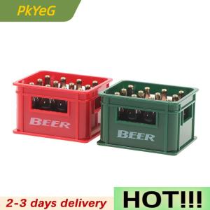 PkYeG 1:12 Dollhouse Mini Beer Drink Bottle Beer Box Drink Box Bar Kitchen Decor Toy
