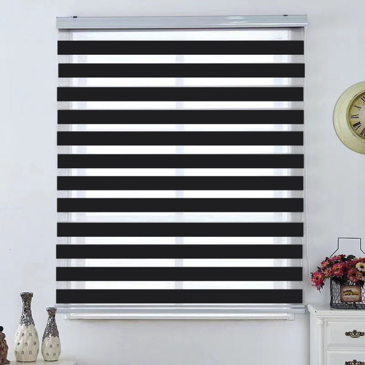 Hawaii Home Korean Duo Roler Blinds Curtain Plain Color For