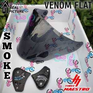 Kaca Helm RSIX OPTIMUS X Visor Helmet FLAT venom open r-six optimusx tm2