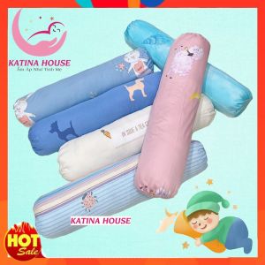 Gối ôm cho bé Katina House vải Tencel ruột gòn lông vũ nhân tạo mềm mịn mát siêu êm
