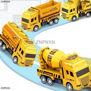 [COD] ZNPNXN Kids Toys Car Inertia Sanitation Truck Models Pull Back Engineering Vehicle Fire Engine Boys Toys For Children Gift