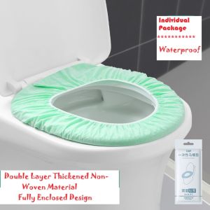 Disposable Double Layer Thickened Toilet Seat Cover/Travel Hotel Toilet Seat Cover(10pcs/5pcs) (SG Stocks)