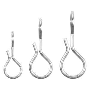 50pcs Fast Snap Quick Lure Change Clip Fly Fishing Snap Fishing Tackle Stainless Quick Change Lure Clip for Hook