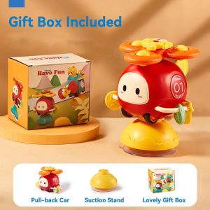 ImSawasdee พร้อมส่ง 3 ชิ้น / เซ็ต ของเล่น ลูกข่าง รูปร่างสัตว์  ของเล่นดูด