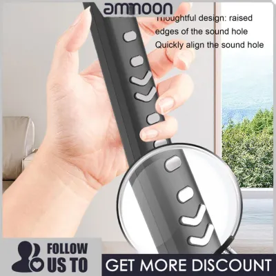 ammoon แซ็กโซโฟนไฟฟ้า 10 Timbre เครื่องมือลมไฟฟ้าแบบพกพาที่ถอดออกได้สำหรับผู้ใหญ่สำหรับฝึกซ้อม