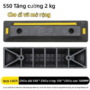 Chặn Bánh Xe Ô Tô Cao Su/Chặn Lùi Xe/Cao Su Chặn Bánh Xe Dài 500 X 150 X 100mm