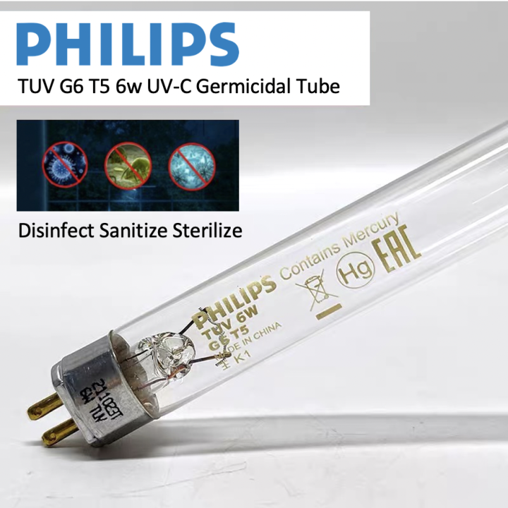 Philips TUV G8 T5 8w Germicidal Tube Lamp (Made In Poland) | Lazada