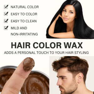 Mens Cool Color Hair Clay Colorful Styling Wax Black Brown Cool Color Hair Clay Disposable Hair Styling Colored Hair Mud Styling Clay