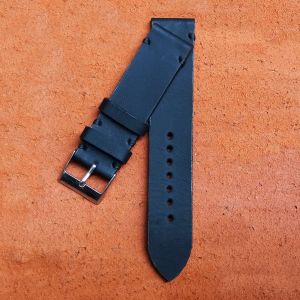 Tali Kulit Jam Tangan Pria Uk 20mm Warna Hitam Garansi 1 Tahun