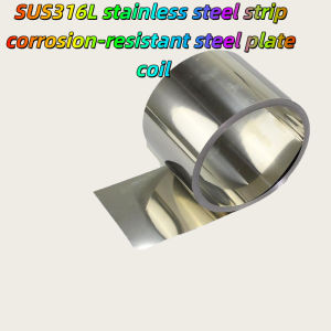 Cuộn dây tấm thép chống ăn mòn Dải thép không gỉ sus316l (chiều rộng 100mm độ dày 0.05/0.1/0.15/0.2mm tùy chọn)