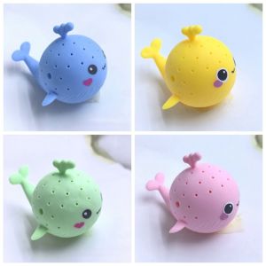 YYLINGX 2/3/4Pcs บีบ ของเล่นอาบน้ำเด็ก นุ่มนวล บรรเทาความเครียด ฟองน้ำดูดซับน้ำรูปปลาวาฬ ใหม่ ทีพีอาร์ ของเล่นน้ำสำหรับว่ายน้ำ ลูกๆ
