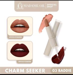 Madame Gie Charmseeker 2 in 1 Lipstik Ombre Make Up Soft Matte Finish