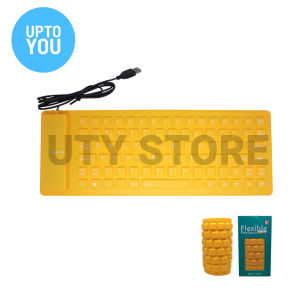Keyboard Fleksibel USB Anti Air - Water Resistance Flexible Keyboard USB