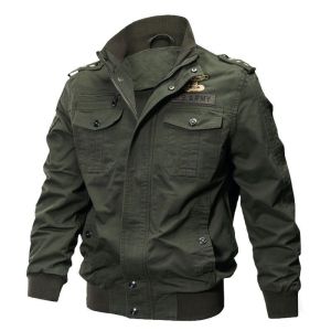 Áo khoác kaki nam quân đội