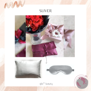 For Her Luxury Silk Gift Set (glo™ Pillowcase and glo™ Eyemask set)