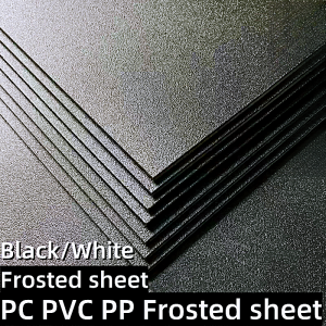 Frosted Black PP Plastic Sheet PVC Matte White Matte Black Plastic Film Rough Grain ABS Sheet Factory Direct Quality Assurance
