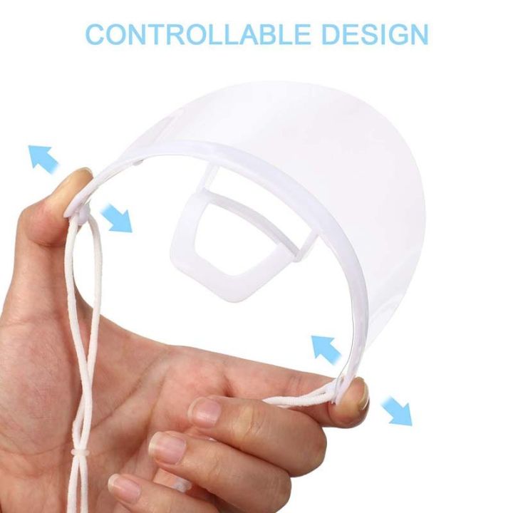 10/30/50Pcs Food Sanitary Mouth Mask Transparent Anti Fog Shield Food ...