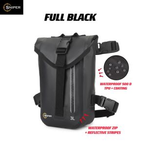 43) [2023 NEW 4in1STYLE] 3L SNIPER WATERPROOF SLING BAG LEG BAG WAIST BAG CHEST BAG DRY BAG Motorcycle bag Outdoor bag