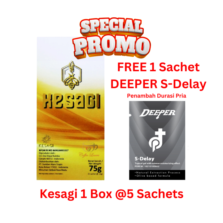 Madu Kesagi 1 Box Free Bonus | Madu Kosagi | Minuman Serbuk Kosagi Madu Kesagi Halal BPOM