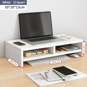 AIBM Monitor Stand Home Office Computer Desk Organizer Ergonomic