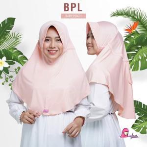 Jilbab Miulan Dewasa Bergo Plain Laura BPL L Bergo Serut Bergo Pet Antem Kerudung Couple Ibu dan Anak Terlaris