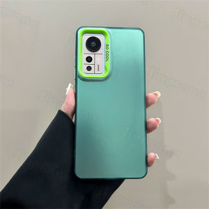 Jingsanc Laser Matte Casing For Xiaomi 12/Xiaomi 12 Pro/Xiaomi 12T/Xiaomi Mi 11 Pro Ultra Phone Case Hard Acrylic Bumper Shockproof Camera Protection Simple Back Cover A46-2
