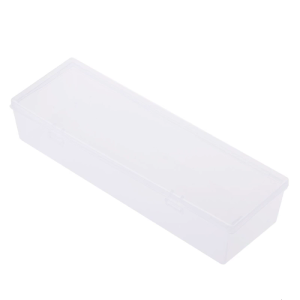 Hình chữ nhật nhựa rõ ràng hộp đựng lưu trữ cho trường hợp hộp chứa cườm