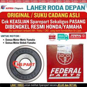 Laher Bearing Roda Depan 6300 Original Mio J M3 Sporty Smile Fino Karbu Soul GT Xride Freego Nmax