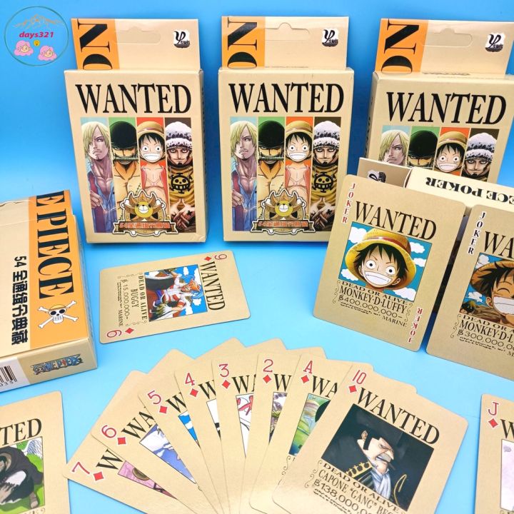 Bài tây anime manga, tú lơ khơ tổng hợp nhiều mẫu One Piece, Naruto ...