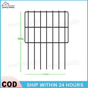 5PC Gardening Fence Iron fence home living decoration gardening shelf for plant stand gate border demstrign Pot Rack Railing Fence