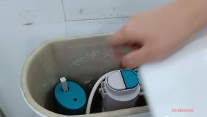 DONMARK แกนน้ำออกสำหรับสุขภัณฑ์ชักโครกสองชิ้น กดบน รุ่น SN-109