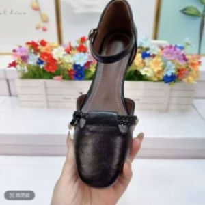 [Free Shipping] WomenS Chunky-Heeled Summer Closed-Toe Sandals 2026 New Style Versatile Comfortable Low-Heeled Genuine Leather Soft-Soled Suitable For Mothers
