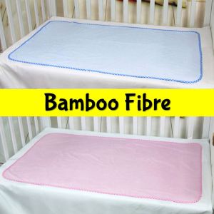 Waterproof Baby Cot Fitted Sheet - Bedsheet for Stroller Mattress Single Queen King - Protector made from Bamboo Cotton for Infants