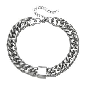 Custom 1~5 names Bracelets for Men Cuban Link Name Bracelet Personalized Jewelry Gift for Dad Husband Friend
