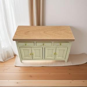 【Clementty】 1Pcs 1 12 Scale Dollhouse Cabinet Living Room Miniature Birch Doll House Simulation Storage Cabinet DIY Accessories