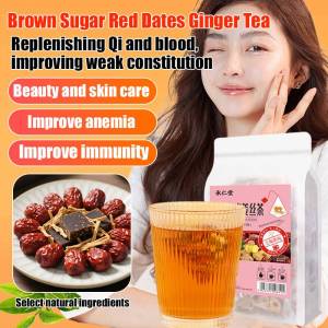Black Sugar Ginger Tea Womens Herbal Tea Menstrual Comfort Drink Rose Wolfberry Traditional Tonic Natural Dysmenorrhea Relief Tea