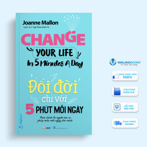 Sách - Đổi Đời Chỉ Với 5 Phút Mỗi Ngày-Vanlangbooks