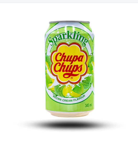 Chupa Chups Melon & Cream Sparkling Flavored Drinks 345ml | Lazada PH