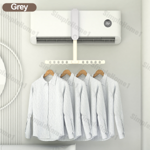 10-Hole Folding Clothes Hanger Travel Portable Clothes Rack Hotel Indoor Space Saving Foldable Hanger