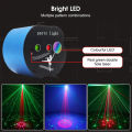 Vimite Dj Disco Light Stage LED Laser Light Party Home Discoball Lamps Disco Ball Lights Projection Ambient Lamp Sound Activated LED Strobe Light with Remote Control Stage Strobe Effects for Home Pub Parties. 