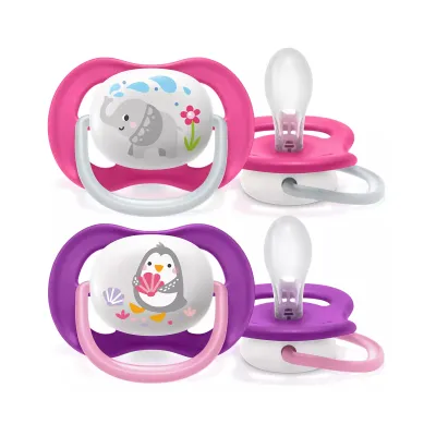 Baby Fourth Couture Avent Ultra Air Pacifier 0-6 & 6-18 months