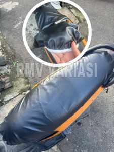 COVER JOK MOTOR BAHAN KULIT COVER PELINDUNG JOK MOTOR BAHAN KULIT UNIVERSAL BEAT MIO VARIO NMAX ADV PCX SUPRA DLL