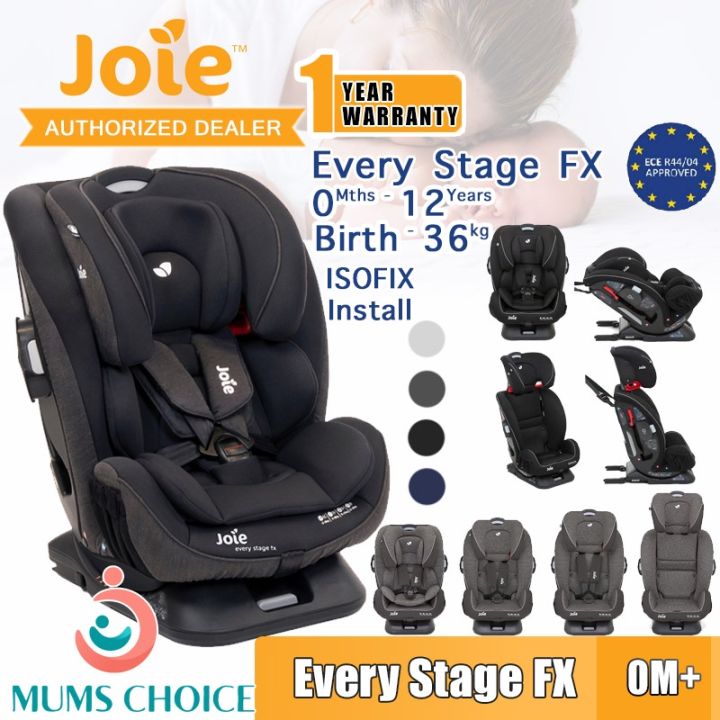Joie Every Stage Fx Car Seat (0-36 kg)Easy Install with ISOFIX
