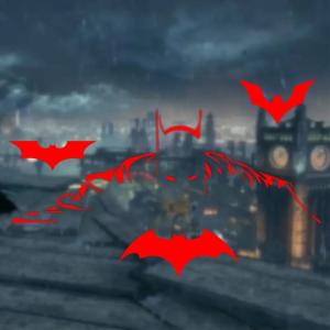 Batman Stickers Car Window Door Windshield Scratch Cover Cartoon Cool Motorcycle Reflective Decal Bat Batmans Fuel Tank Decoration