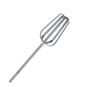 XYAX 1 Pc Chống gỉ Móc khuấy Máy đánh trứng chạy điện Bạc Thép không gỉ Phụ tùng thay thế máy trộn điện Phụ tùng thiết bị nhà bếp Bền Que trộn trứng cầm tay Máy trộn bọt