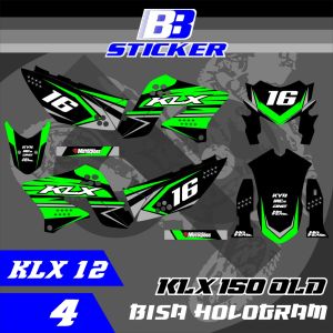 Striping KLX Lama Stiker KLX Lama KLX 150 SPAKBOR BELAKANG PENDEK Klx 12