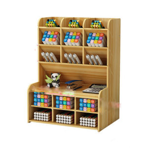 Kệ Đựng Bút Giá Gỗ Đựng Đồ Dùng Học Tập Cho Bé Đồ Văn Phòng Phẩm Chất Liệu Gỗ Bền Đẹp - HV15